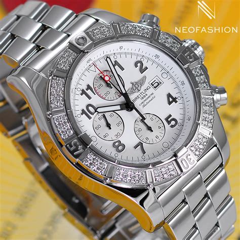 a37330 breitling|breitling a13370 diamond bezel.